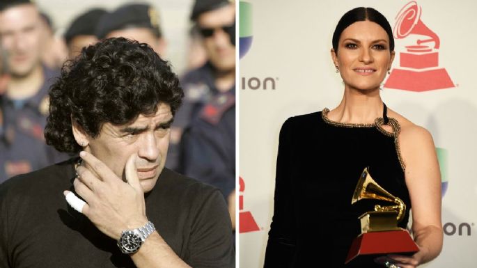 "Deberían enfocarse en el maltrato hacia la mujer": Laura Pausini acerca de la muerte de Maradona