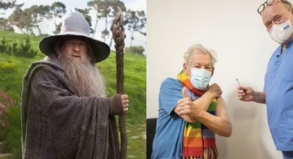 Ian McKellen es una de las primeras celebridades en recibir la vacuna contra el Covid-19