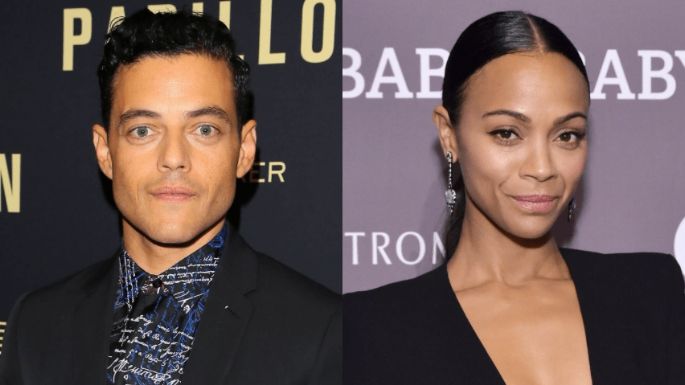 ¡Misteriosa película! Rami Malek y Zoe Saldana se unen al elenco de un filme que no tiene título