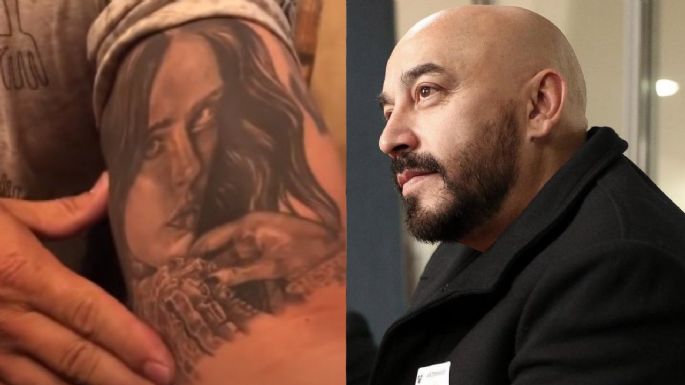 Lupillo Rivera revela por primera vez el diseño con el que se cubrió el tatuaje de Belinda