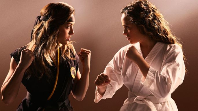 Peyton List y Mary Mouser hablan sobre la escena final de la tercera temporada de 'Cobra Kai'