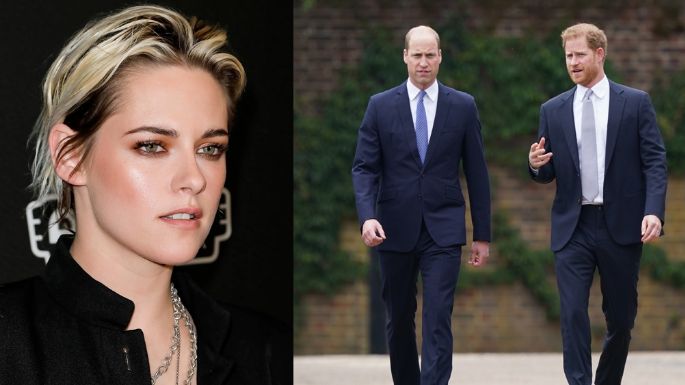 Tras ser Lady Di: Kristen Stewart manda contundente mensaje a los Príncipe William y Harry