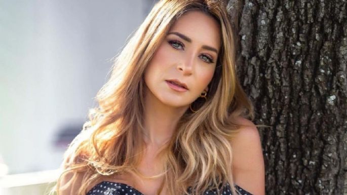 Geraldine Bazán roba suspiros en este vestido con transparencias y con una gran abertura