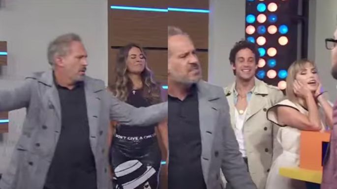 "Cab...., no ma...": ¡Drama en Televisa! Conductor de 'Hoy' estalla en vivo y se pelea con actor