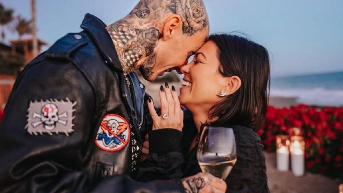 Kourtney Kardashian derrocha miel con felicitación de cumpleaños para Travis Barker