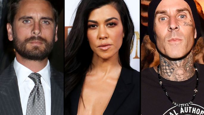 Scott Disick coincidió en una fiesta con Kourtney Kardashian y Travis Barker y esta es su reacción