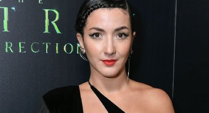 La mexicana Eréndira Ibarra roba miradas en la pasarela de la premiere de 'The Matrix Resurrections'