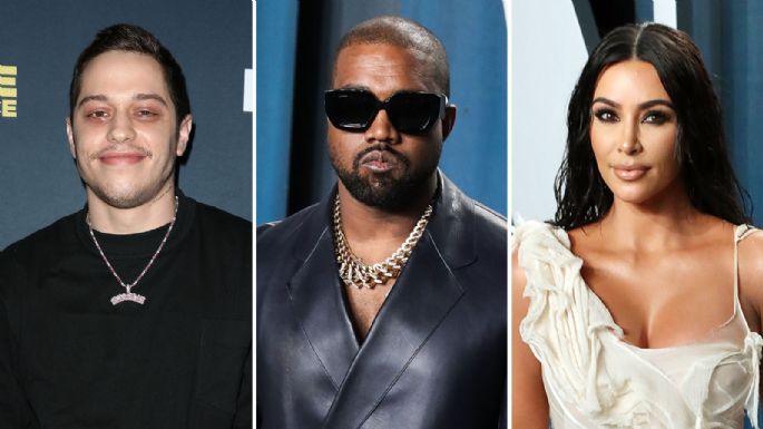 ¿Relaciones modernas? Kim Kardashian, Kanye West y Pete Davidson pasarán la Navidad juntos