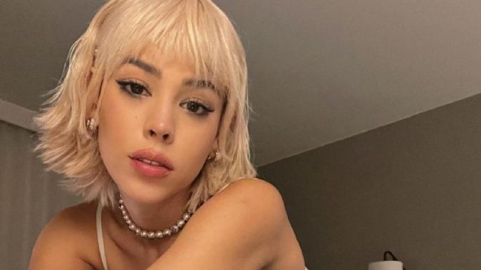 Danna Paola preocupa al aparecer con tanque de oxigeno