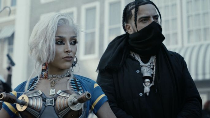 Mira Doja Cat lucir un espectacular atuendo para su nuevo video musical junto a French Montana