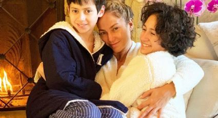 ¡Sorprendente! Hijos de Marc Anthony y JLO toman clases de guitarra con Lenny Kravitz