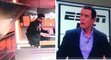 ¡Terrible! Periodista es aplastado por una pantalla gigante en plena transmisión en vivo