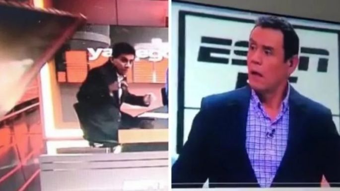 ¡Terrible! Periodista es aplastado por una pantalla gigante en plena transmisión en vivo