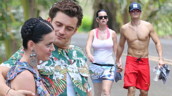 Así lucen Katy Perry y Orlando Bloom en bañador durante sus exóticas vacaciones en Hawai