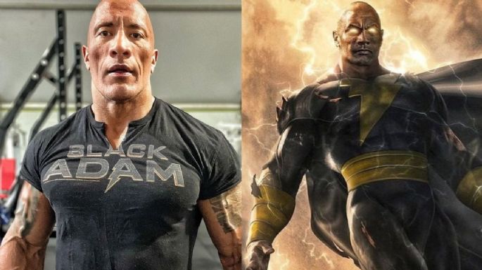 ¡Súper! El actor Dwayne Johnson revela la primer imágen del set de 'The Black Adam'