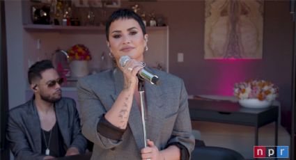 La cantante Demi Lovato ofrece un concierto íntimo desde su casa para Tiny Desk Home