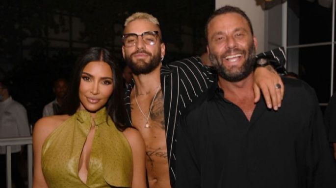 ¡Sorprendente! Kim Kardashian y Maluma aparecieron juntos durante una fiesta en Miami