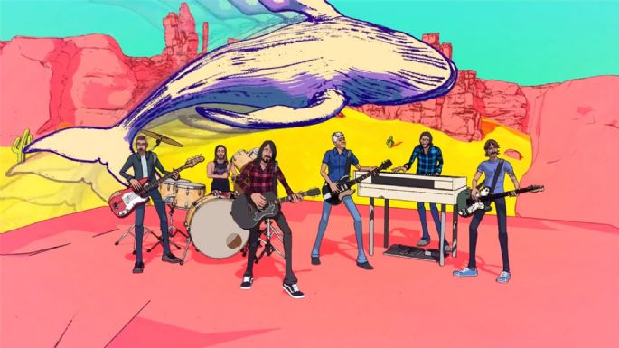 ¡Un viaje psicodélico! Foo Fighters estrena nuevo video musical animado de 'Chasing Birds'