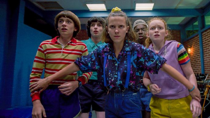 Se filtran imágenes del set de grabación de 'Stranger Things', serie de Netflix