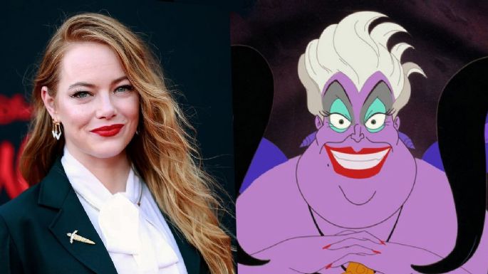 Emma Stone revela que le gustaría ver una película de origen de 'Cruella', villana de 'La Sirenita'