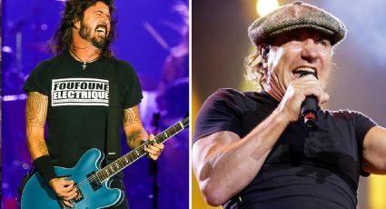 ¡Que viva el rock! Mira Brian Johnson de AC/DC interpretar 'Back in Black' junto a Foo Fighters