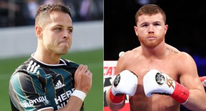 ¿De qué se trata? 'Chicharito' Hernández manda un regalo especial a 'El Canelo' Álvarez