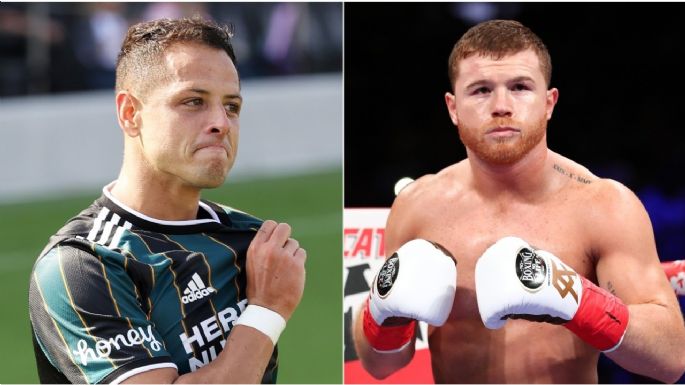 ¿De qué se trata? 'Chicharito' Hernández manda un regalo especial a 'El Canelo' Álvarez