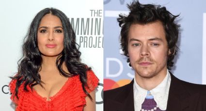 Este es el divertido momento en que la mascota de Salma Hayek vomitó sobre la cabeza de Harry Styles