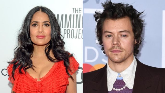 Este es el divertido momento en que la mascota de Salma Hayek vomitó sobre la cabeza de Harry Styles