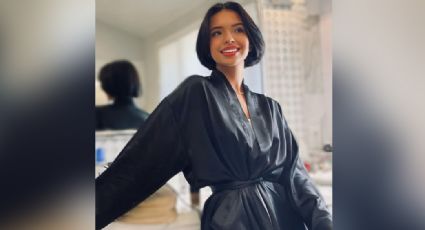 Ángela Aguilar se roba hasta los corazones en Instagram con entallado 'outfit'