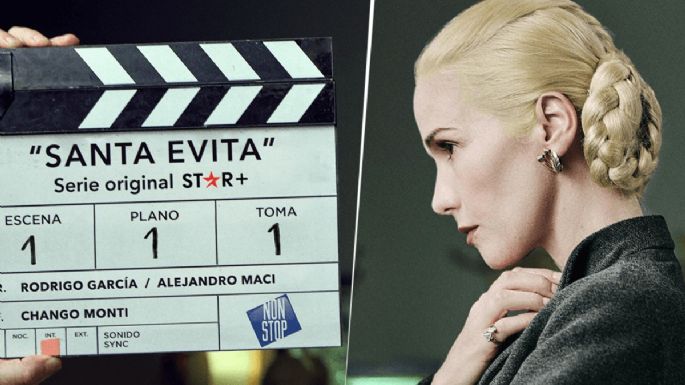 Salen las primeras imágenes de Natalia Oreiro en la serie 'Santa Evita'