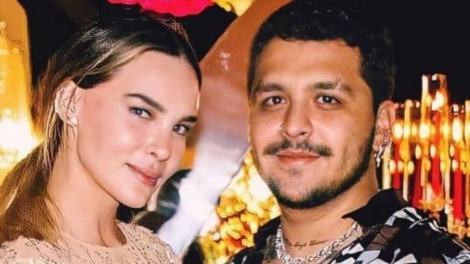 Christian Nodal manda indirecta a Danna Paola por lucir el mismo 'outfit' que Belinda