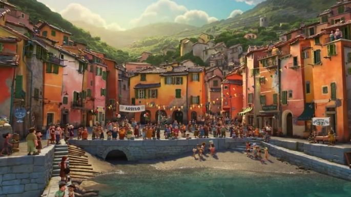 ¡Asombroso! Pixar muestra el proceso de creación del mundo de la película animada 'Luca'
