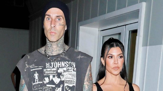 Tras rumores de matrimonio, Kourtney Kardashian y Travis Barker son vistos en un resort