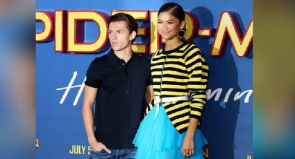 ¿Romance en Marvel? Filtran FOTOS de apasionado beso entre Tom Holland y Zendaya