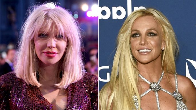 La cantante Courtney Love rompe en llanto al interpretar una canción de Britney Spears