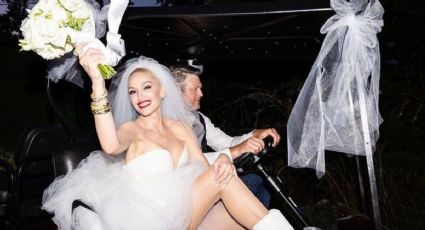 ¡Espectacular! Salen primeras imágenes de la boda de Gwen Stefani con Blake Shelton