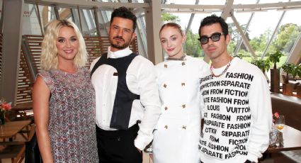 Katy Perry y Orlando Bloom posan con Sophie Turner y Joe Jonas en el evento Louis Vuitton