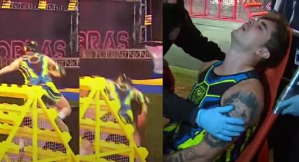 ¿Adiós Televisa? Christian Estrada sufre brutal caída y sale de 'Guerreros 2021'