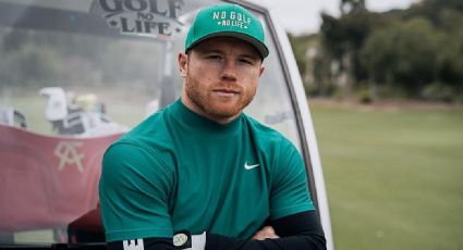 VIDEO: En entrenamiento de golf, 'Canelo' reta a una pelea de box a Wardell Curry