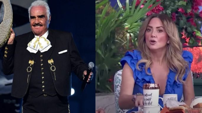 En 'Hoy', Andrea Legarreta revela estado de salud de Vicente Fernández; es hospitalizado por esto