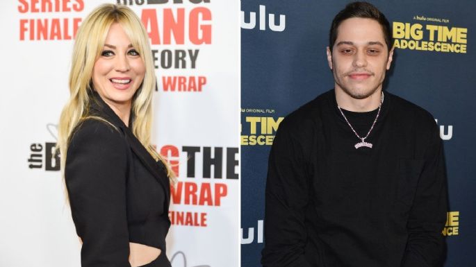 Kaley Cuoco consuela a Pete Davidson de esta manera, tras su truene con Phoebe Dynevor