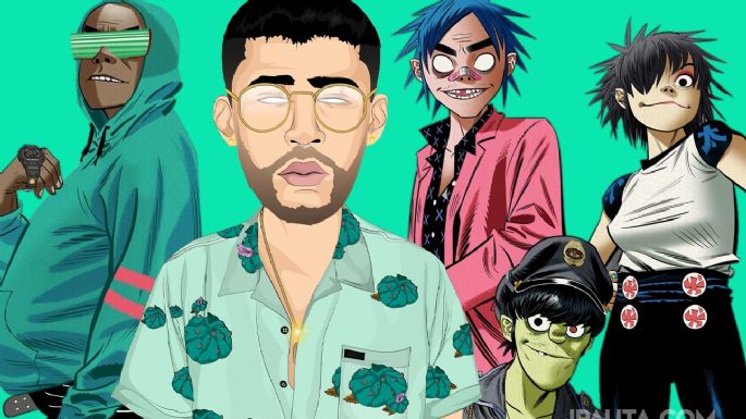 ¡De no creerse! Gorillaz anuncia colaboración con Bad Bunny llamada "Conejito Malo"