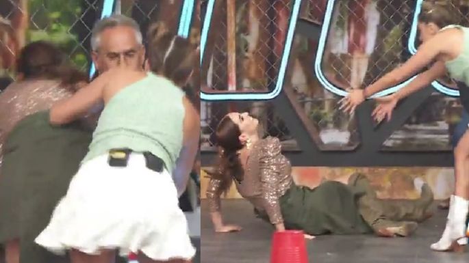 VIDEO: ¡Shock en Televisa: Andrea Escalona pierde el control y empuja a Tania Rincón en 'Hoy'