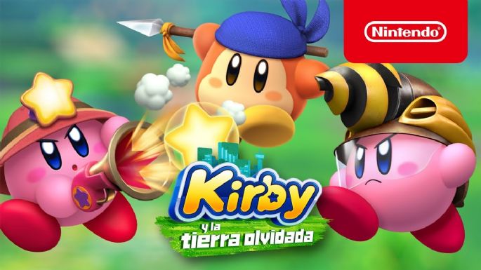 Anuncian fecha de lanzamiento de 'Kirby y la tierra olvidada' para Nintendo Switch; mira el trailer