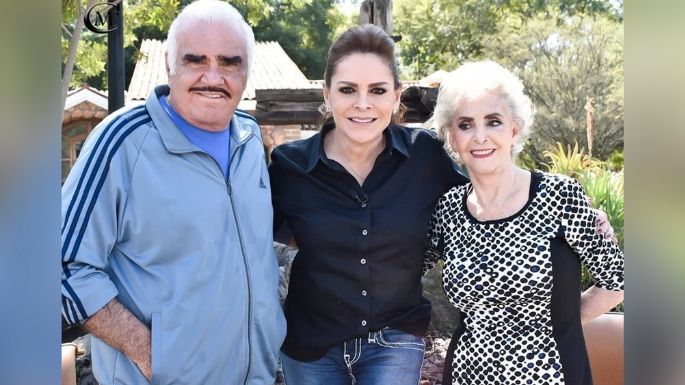 Mara Patricia narra el desgarrador reencuentro entre Vicente Fernández Jr en funeral de Don Vicente