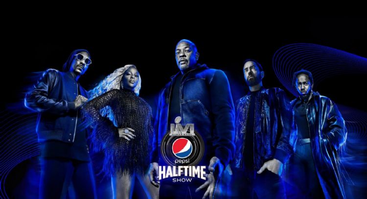 Dr. Dre, Snoop Dogg, Eminem, May J. Blige y Kendrick Lamar se unen para este avance del 'Super Bowl'