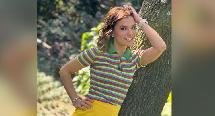 Tabata Jalil llega a Instagram y derrocha belleza con coqueto look morado dese TV Azteca