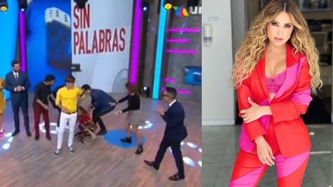 TV Azteca la humilla: Cynthia Rodríguez sufre aparatosa caída en vivo de 'VLA'