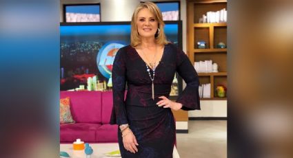 ¿Romance en Televisa? Filtran FOTO de Érika Buenfil al ser besada por galán de novela